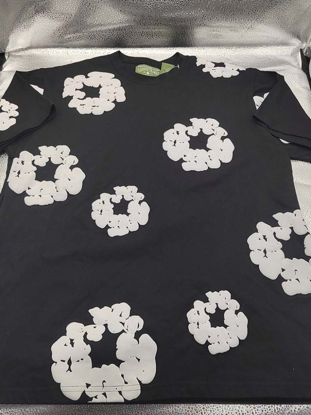 Denim Tears Foam Print Tank Top Black